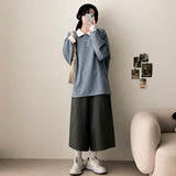 Moniel Colorful Danjara Collar Sweatshirt