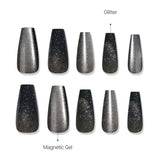 MUZMAK Reusable Glam Design Nail Tip Horoscope(Ballerina)