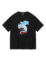 ファイアードラゴンTシャツ - [ブラック]