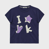 YK スターアップリケ半袖Tシャツ