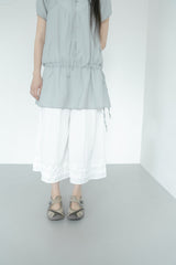 ruffle crispy bermuda pants(2colors)