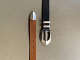 LMN Lauren 25 mm Cowhide Western Belt (3 colors)