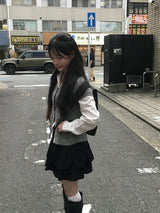 チュエル ティアード バンディング ミニスカート