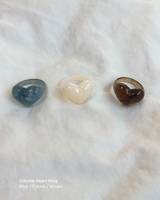 Volume Heart Ring (3 color)