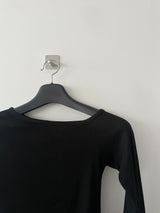 ファニーダイアグナルスリムオフショルダーTシャツ