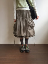 Serena Balloon Midi Skirt (3color)