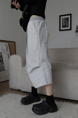 Pintuck Bermuda Jogger Pants