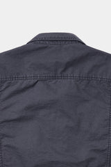 ビンテージウォッシュドフラップポケットワークシャケット (Washed Charcoal)