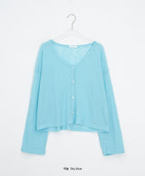 Milkpo Summer Basic Loose-Fit Cardigan