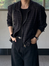 Baye check two-way jacket