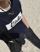 ASCLO  シエロカラーリングショートスリーブニット (4color)