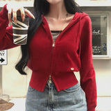 【BELLIDE MADE】カイリー ツーウェイニット ジップアップパーカー