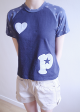 ハートパッチスターTシャツ(4color)