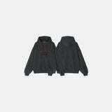 LMN Rio Black Air Oversized-Fit Hoodie (Gray)