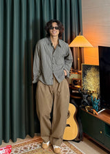 Layered Fall Cropped Check Shirt 3COLOR