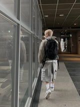 Strap sweat bermuda pants 2C