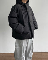Over Fit Hooded Padded Jumper