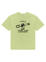 SAFETY LOGO TEE (LIME)