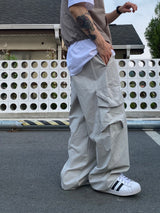 Snap Hooded Nylon Vest 3C