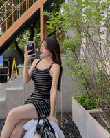 【MADE】Striped dress