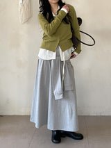PB Open Collar Cardigan T-shirt
