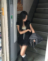 Vanilla lace shorts