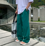 ワイビードクールアイスストリングピンタックワイドパンツ
