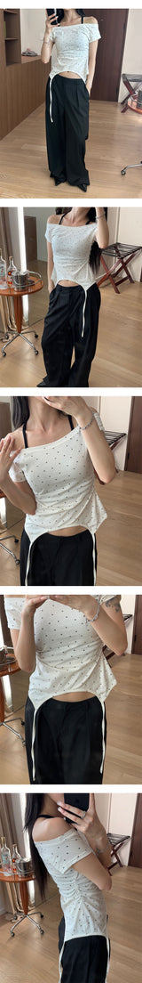 スターシャーリングハーフTシャツ(3color)