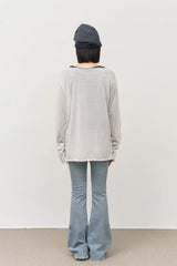 (W) Beat Lowrise Flare Denim