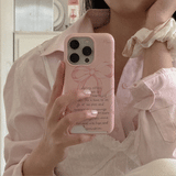 [Mademoment] spring lettering design iphone card case