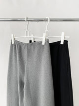 texture cotton sweat banding pants