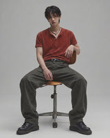 (M's)リベッドベロアヘンリーネックT 26SS-011