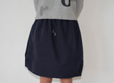 NYLON BALLOON SKIRT (NAVY)