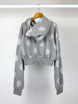 DOT HOOD ZIP-UP (2C)