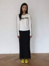 ウッドムード グラフィック Tシャツ ホワイト