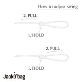 Nylon pouch bag - BLUE / MUSTARD