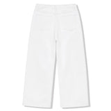 basic washing wide cotton pants (white)