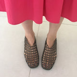 Mallang Jelly Mesh Flat Shoes Summer Sandals 7 Colors