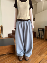 belted sweat pants 