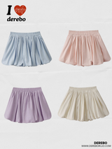 A-line pumpkin pocket mini skirt