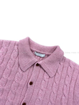 LMN ルネルスプリングケーブルカラーニットカーディガン (4 colors)