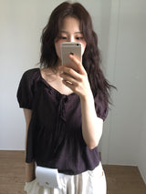 Ray Frill Blouse (2color)