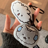 刺繍フェイス人形キーホルダー - 5種