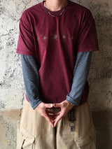 スター グロウ レイヤード ロングスリーブ Tシャツ 3C