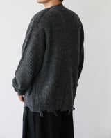 LIF OVER DAMAGE CARDIGAN