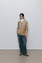 Blend knit cardigan  (beige)