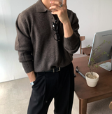 オールデイセミオーバーハッチカラニット