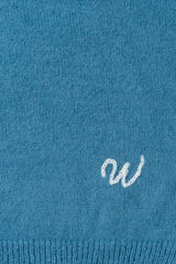 Moa v-neck knit_blue