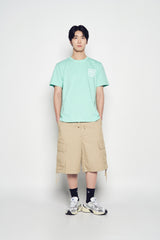 25SS ミックスタイプグラフィックスショートスリーブTシャツ エメラルドグリーン