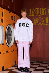CCC グリーンパッチスウェット／ホワイト [Unisex]